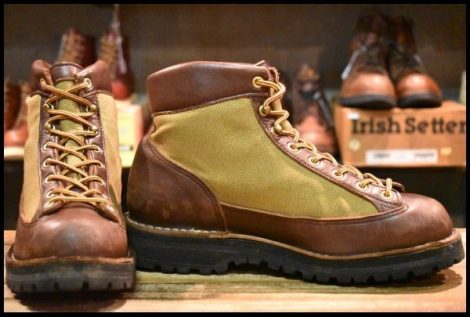 【8EE 良品 白タグ】Danner ダナーライト リバイバル 80660 ブラウン カーキ ゴアテックス 復刻 REVIVAL GORE-TEX ブーツ HOPESMORE