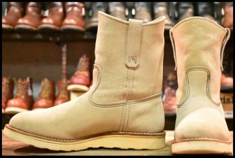 【8.5E 良品 07年】レッドウィング 8168 スエード ペコス ホーソーン アビレーン ラフアウト プルオン ブーツ redwing pecos HOPESMORE