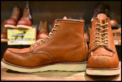 【7.5E 良品 15年】レッドウィング 875 アイリッシュセッター 茶 オロレガシー モックトゥ 編み上げ ブーツ redwing HOPESMORE