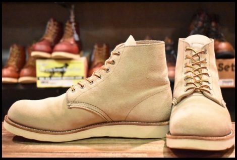 【9.5D 良品 10年】レッドウィング 8167 スエード アイリッシュセッター ホーソーンアビレーン 編み上げ ブーツ redwing HOPESMORE