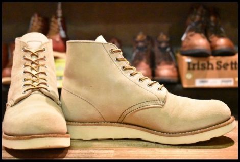 【9.5D 良品 10年】レッドウィング 8167 スエード アイリッシュセッター ホーソーンアビレーン 編み上げ ブーツ redwing HOPESMORE