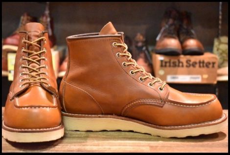 【9E 箱付 美品 20年】レッドウィング 875 アイリッシュセッター 茶 オロレガシー モックトゥ レースアップ ブーツ redwing HOPESMORE