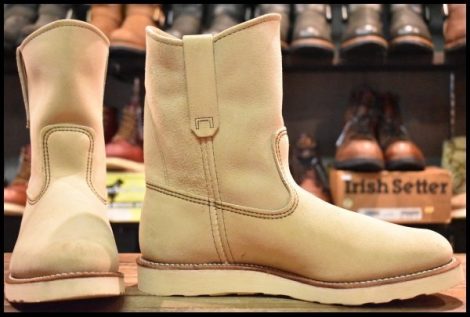 【9.5E 美品 09年】レッドウィング 8168 スエード ペコス ホーソーン アビレーン ラフアウト ブーツ redwing pecos HOPESMORE