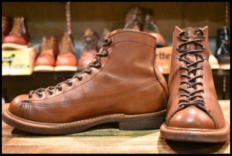 【7.5D 良品 18年】レッドウィング 2996 ワイドパネル ラインマン ブラウン シガー リタン LTT レースアップ ブーツ redwing HOPESMORE