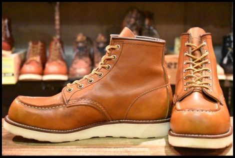 【8E 良品 17年】レッドウィング 875 アイリッシュセッター 茶 オロレガシー モックトゥ レースアップ ブーツ redwing HOPESMORE