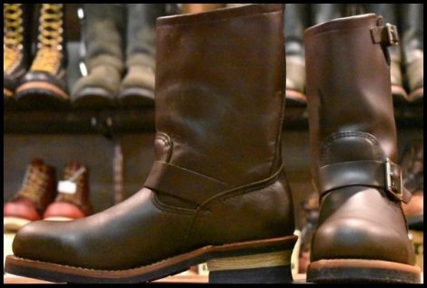 【8D 美品 09年】レッドウィング 2967 エンジニア 茶 チョコレート クローム ブラウン スチールトゥ 2269 ブーツ redwing HOPESMORE