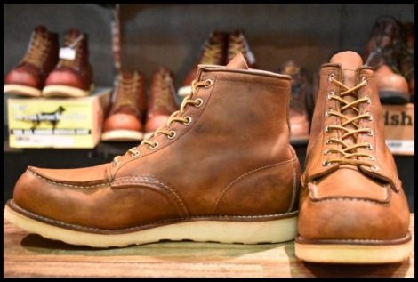【10E 良品 14年】レッドウィング 8876 アイリッシュセッター カッパー ラフ＆タフ クラシック モックトゥ 茶 ブーツ redwing HOPESMORE