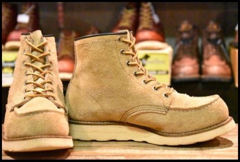 【4.5E 良品 羽タグ】レッドウィング 8173 スエード アイリッシュセッター タンラフアウト レースアップ ブーツ redwing HOPESMORE