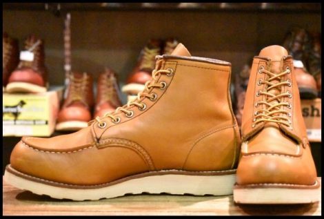 【9.5D 美品 15年】レッドウィング 5875 アイリッシュセッター 茶 オロイジナル モックトゥ 編み上げ 875 ブーツ redwing HOPESMORE
