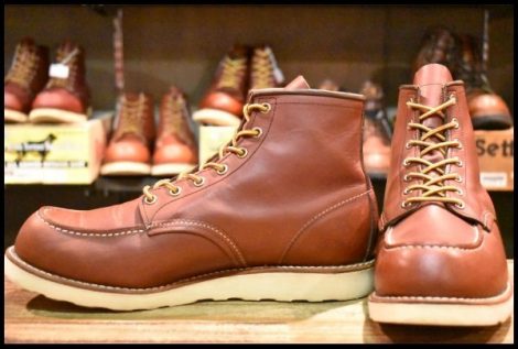 【10.5D 美品 13年】レッドウィング 9106 アイリッシュセッター 赤茶 レッドブラウン モックトゥ 編み上げ 8875 ブーツ redwing HOPESMORE
