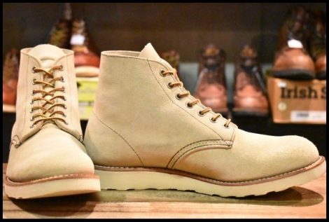 【10D 良品 12年】レッドウィング 8167 スエード アイリッシュセッター ホーソーンアビレーン プレーントゥ ブーツ redwing HOPESMORE