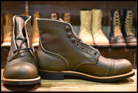 【7D 箱付 未使用 24年】レッドウィング 8078 アイアンレンジャー グリーン アルパイン ポーテージ キャップトゥ ブーツ redwing HOPESMORE