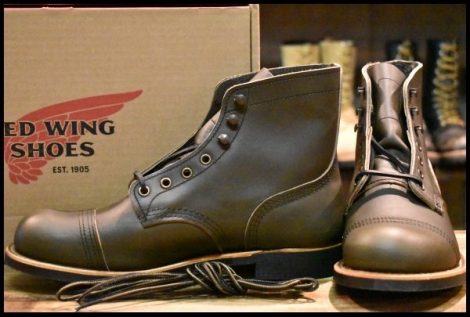 【7D 箱付 未使用 24年】レッドウィング 8078 アイアンレンジャー グリーン アルパイン ポーテージ キャップトゥ ブーツ redwing HOPESMORE