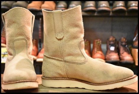 【8.5E 良品 08年】レッドウィング 8168 スエード ペコス ホーソーン アビレーン ラフアウト プルオン ブーツ redwing pecos HOPESMORE
