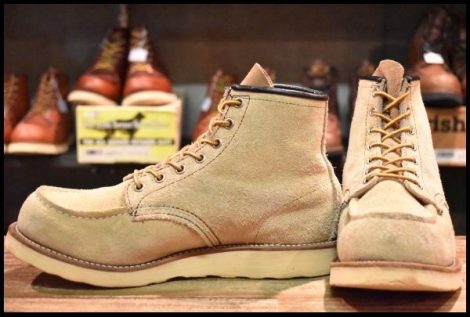 【8E 良品 08年】レッドウィング 8173 スエード アイリッシュセッター ラフアウト 編み上げ レースアップ ブーツ redwing HOPESMORE