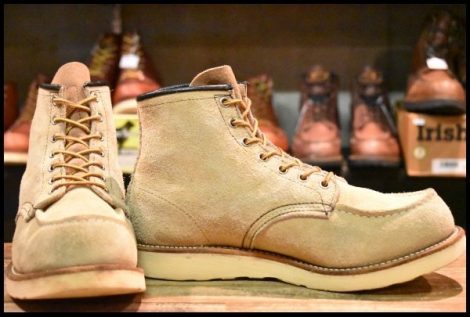 【8E 良品 08年】レッドウィング 8173 スエード アイリッシュセッター ラフアウト 編み上げ レースアップ ブーツ redwing HOPESMORE