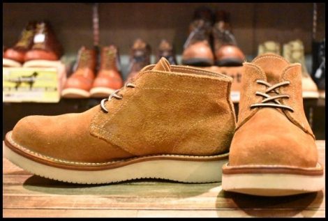 【UK8 良品】VIBERG ヴァイバー スエード チャッカブーツ 茶 ディストレスドラフアウト 編み上げ 短靴 ヴィバーグ バイバーグ HOPESMORE