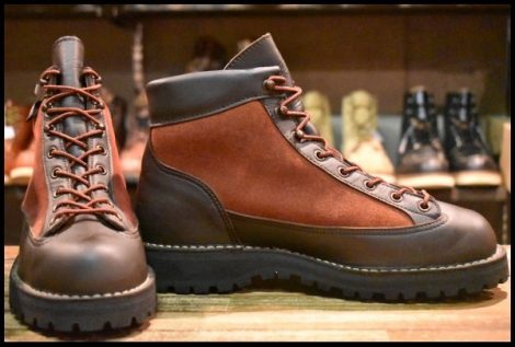 【8EE 箱付 美品 白タグ】Danner ダナー エクスプローラー 33803 ブラウン GORE-TEX ゴアテックス レースアップ レッド ブーツ HOPESMORE