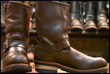 【7D 良品 09年】レッドウィング 2967 エンジニア 茶 チョコレート クローム ブラウン スチールトゥ ブーツ redwing 2269 HOPESMORE