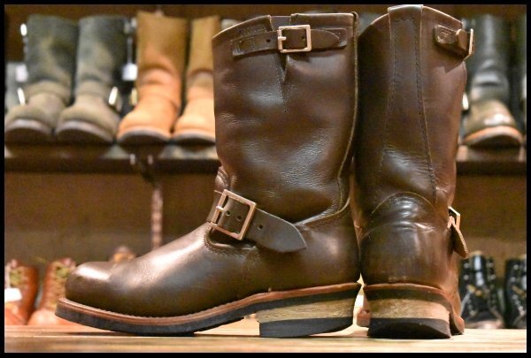 7D 良品 09年】レッドウィング 2967 エンジニア 茶 チョコレート