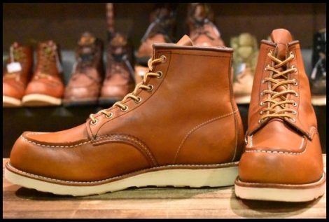 【10E 美品 18年】レッドウィング 875 アイリッシュセッター 茶 オロレガシー モックトゥ レースアップ 編み上げ ブーツ redwing HOPESMORE