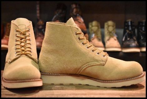【8.5E 美品 15年】レッドウィング 8167 スエード アイリッシュセッター ホーソーンアビレーン プレーントゥ ブーツ redwing HOPESMORE