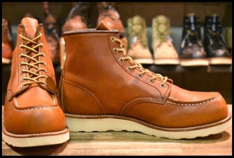 【10E 美品 18年】レッドウィング 875 アイリッシュセッター 茶 オロレガシー モックトゥ レースアップ 編み上げ ブーツ redwing HOPESMORE