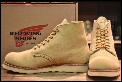 【8.5E 美品 15年】レッドウィング 8167 スエード アイリッシュセッター ホーソーンアビレーン プレーントゥ ブーツ redwing HOPESMORE