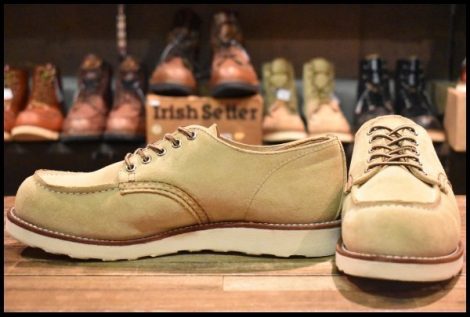 【10D 美品 24年】レッドウィング 8079 オックスフォード ホーソーンアビレーンラフアウト ベージュ ブーツ redwing HOPESMORE