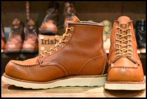 【7E 美品 24年】レッドウィング 875 アイリッシュセッター 茶 オロレガシー モックトゥ レースアップ ブーツ redwing HOPESMORE