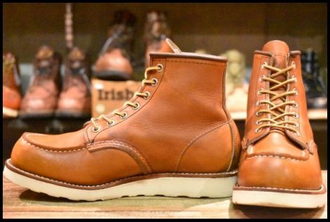 【7E 良品 22年】レッドウィング 875 アイリッシュセッター 茶 オロレガシー モックトゥ レースアップ ブーツ redwing HOPESMORE