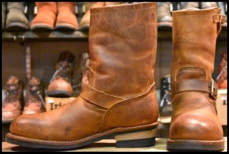 【10D 良品 11年】レッドウィング 2972 エンジニア 茶 カッパー ラフ＆タフ スチールトゥ ブラウン ブーツ redwing HOPESMORE