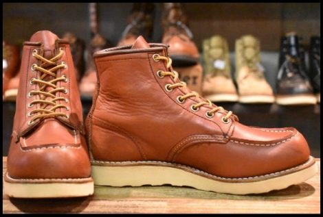 【6E 良品 11年】レッドウィング 8875 アイリッシュセッター 赤茶 オロラセット モックトゥ 編み上げ ブーツ redwing HOPESMORE