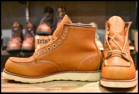 【9.5E 未使用 13年】レッドウィング 875 アイリッシュセッター 茶 オロレガシー モックトゥ レースアップ ブーツ redwing HOPESMORE