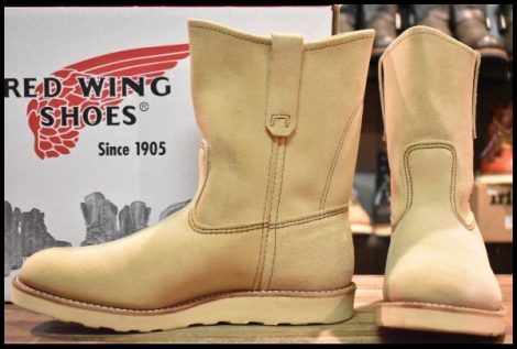 【8.5E 未使用 11年】レッドウィング 8168 スエード ペコス ホーソーンアビレーンラフアウト ブーツ redwing pecos HOPESMORE