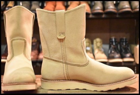 【8.5E 未使用 11年】レッドウィング 8168 スエード ペコス ホーソーンアビレーンラフアウト ブーツ redwing pecos HOPESMORE