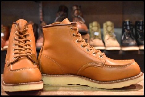 【7.5E 良品 11年】レッドウィング 9875 アイリッシュセッター ゴールドラセット モックトゥ レースアップ ブーツ redwing HOPESMORE