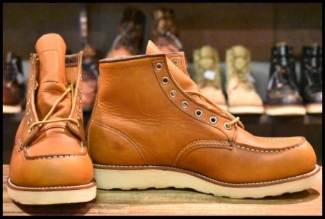 【9.5E 未使用 13年】レッドウィング 875 アイリッシュセッター 茶 オロレガシー モックトゥ レースアップ ブーツ redwing HOPESMORE