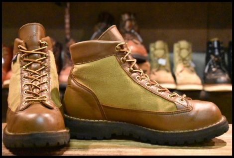 【8.5EE 良品 白タグ】Danner ダナーライト 30420X 茶 ブラウン カーキ ゴアテックス GORE-TEX 編み上げ ハイキング ブーツ HOPESMORE
