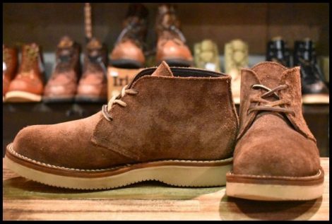 【UK7 良品】VIBERG ヴァイバー スエード チャッカブーツ 茶 ブラウン ラフアウト 編み上げ 短靴 ヴィバーグ バイバーグ HOPESMORE