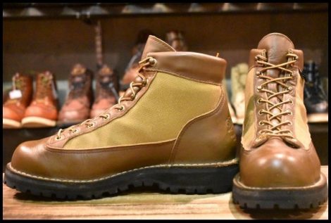 【10EE 良品 白タグ】Danner ダナーライト 30420X 茶 ブラウン カーキ ゴアテックス GORE-TEX 編み上げ ハイキング ブーツ HOPESMORE