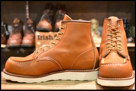 【6.5E 美品 24年】レッドウィング 875 アイリッシュセッター 茶 オロレガシー モックトゥ レースアップ ブーツ redwing HOPESMORE