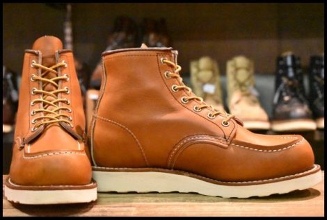 【6.5E 美品 24年】レッドウィング 875 アイリッシュセッター 茶 オロレガシー モックトゥ レースアップ ブーツ redwing HOPESMORE