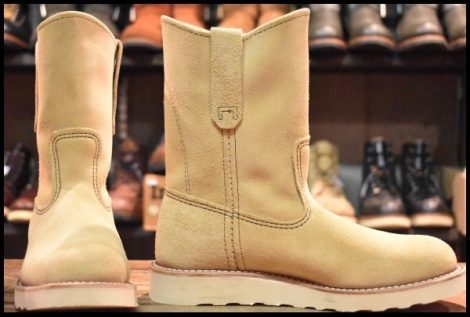 【5.5D 箱付 未使用 16年】レッドウィング 8168 スエード ペコス ホーソーンアビレーンラフアウト ブーツ redwing pecos HOPESMORE