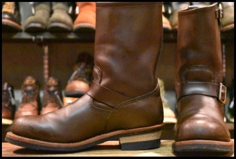 【9.5D 良品 09年】レッドウィング 2269 エンジニア 茶 チョコレート クローム ブラウン スチールトゥ ブーツ 2967 redwing HOPESMORE