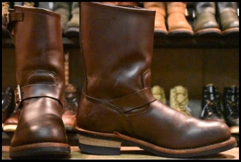【9.5D 良品 09年】レッドウィング 2269 エンジニア 茶 チョコレート クローム ブラウン スチールトゥ ブーツ 2967 redwing HOPESMORE