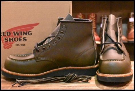 【8D 箱付 未使用 24年】レッドウィング 8828 アルパインポーテージ 深緑 アイリッシュセッター モックトゥ ブーツ redwing HOPESMORE