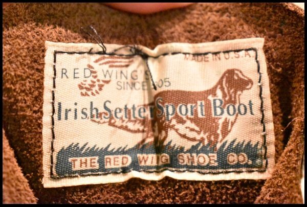 数量限定レアモデル！SHIPSXRED WINGの別注モデル　犬タグ RED WING レッドウィング 1952 50周年モデル 犬タグ アイ