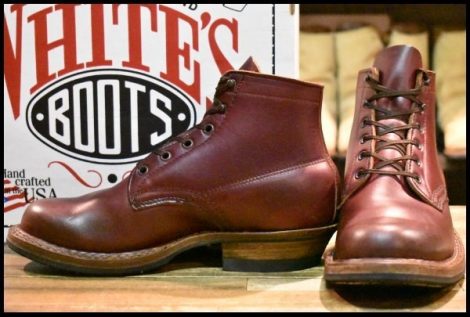 【8D 箱付 美品】WHITE’S ホワイツ セミドレス 2332W バーガンディクロムエクセル ビブラム269シングル 編み上げ ブーツ HOPESMORE