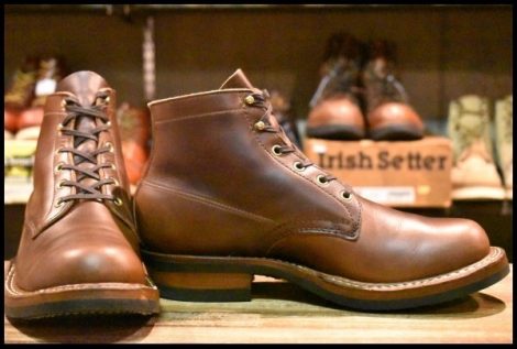 【9.5E 箱付 美品】WHITE’S ホワイツ セミドレス 2332C ブラウンクロムエクセル 茶 ビブラム700シングル レースアップ ブーツ HOPESMORE